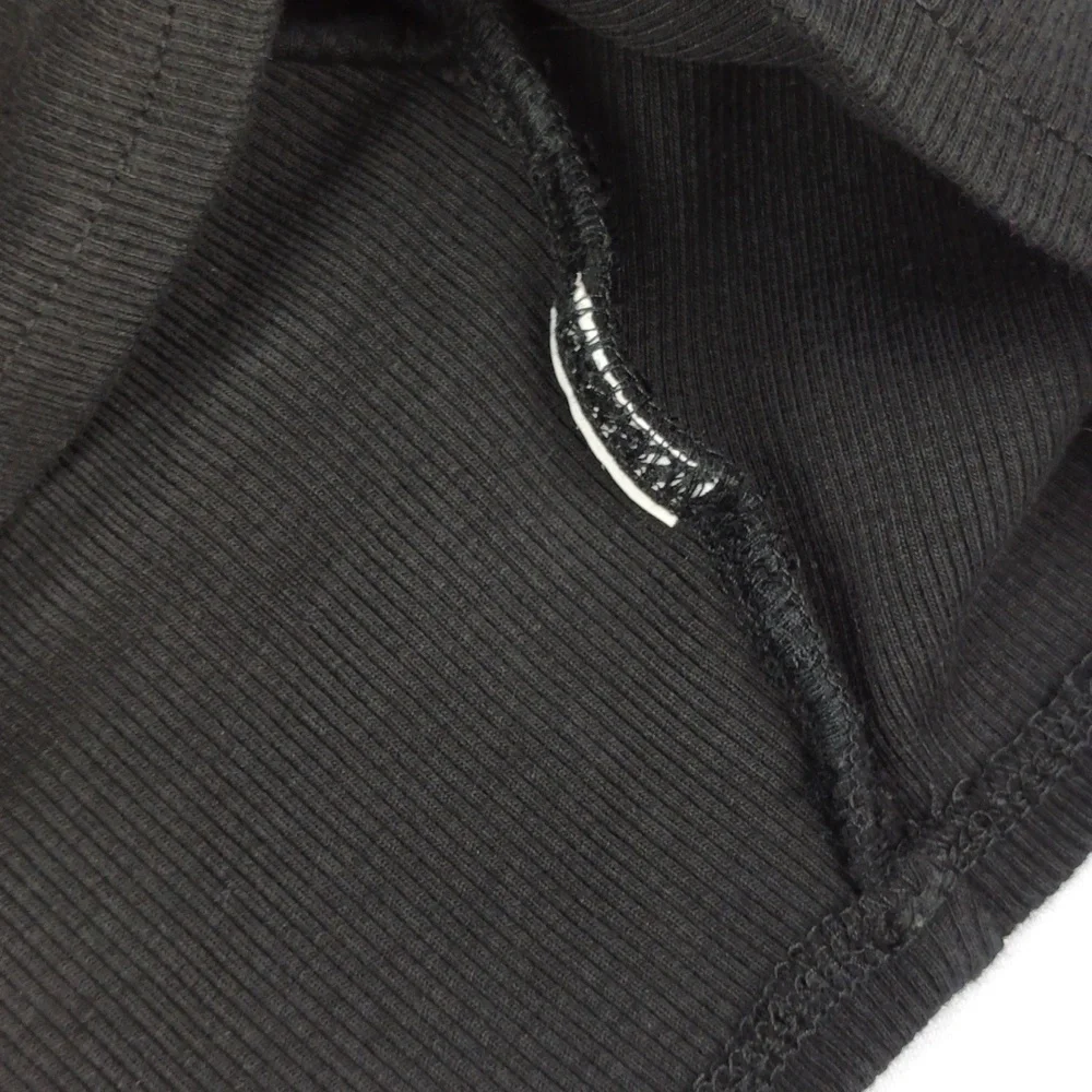 Zara Black Stretch Ruffled Sleeves Top. - Picture 13 of 14